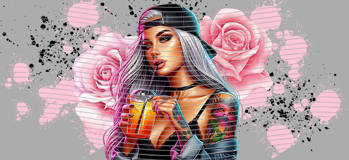 16oz Sunflower Girl-SU-567